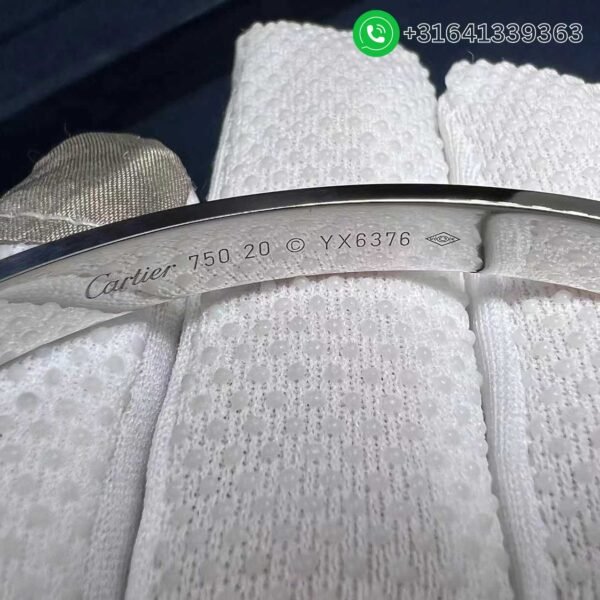 18 Karat White Gold Cartier Love Bracelet B6067617 - Image 3