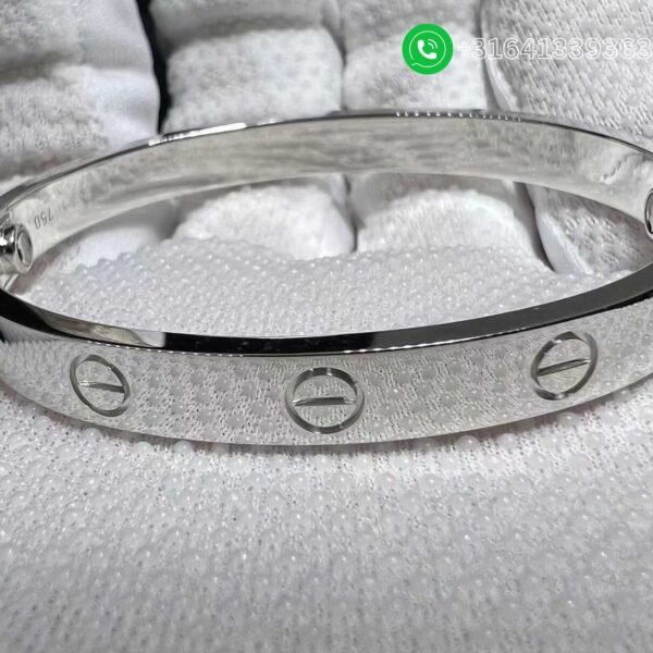 18 Karat White Gold Cartier Love Bracelet B6067617