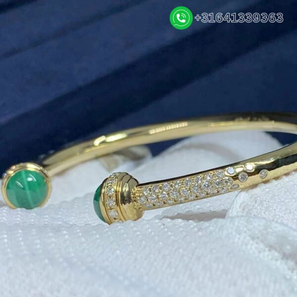 18K Yellow Gold Piaget Possession Open Bangle Bracelet G36PD400 - Image 6
