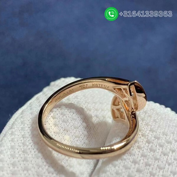 Bulgari DIVAS’ DREAM 18K Rose Gold Diamond Ring - Image 2