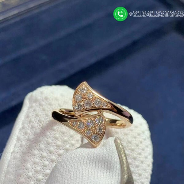 Bulgari DIVAS’ DREAM 18K Rose Gold Diamond Ring