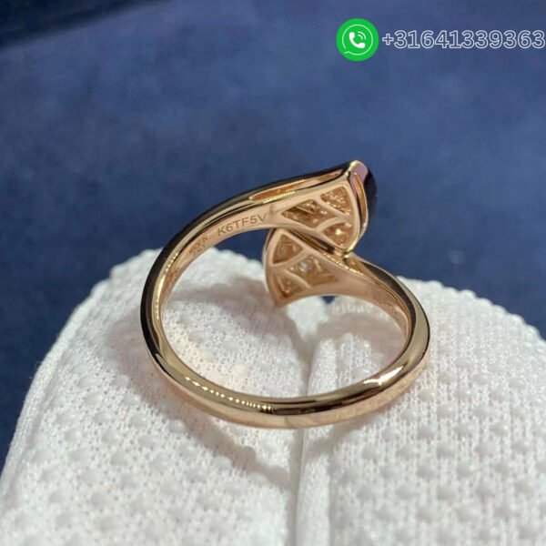 Bulgari DIVAS’ DREAM 18K Rose Gold Diamond Ring - Image 6