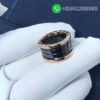 Bulgari B.zero1 four-band ring with 18 kt rose gold black ceramic Ref.: 345846