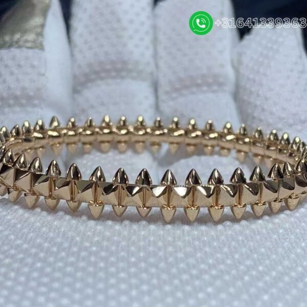 Cartier 18k Rose Gold Clash de Cartier Medium Model Bracelet B6065217 - Image 4