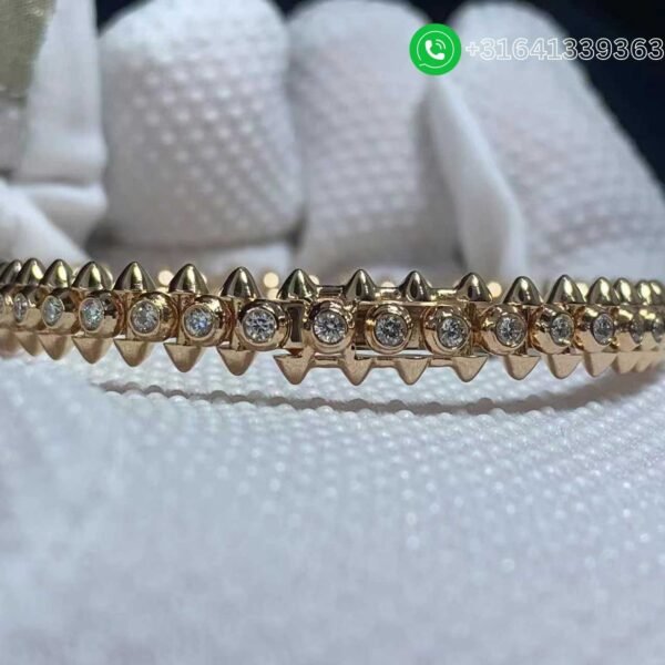 Cartier 18k Rose Gold Diamond Clash de Cartier Bracelet N6715017